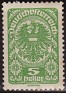 Austria - 1919 - Coat Of Arms - 5 H - Green - Austria, Coats Of Arms - Scott 201 - 0